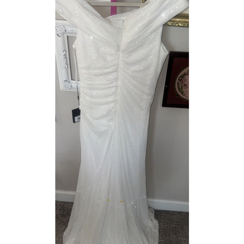 NEW IEENA for MAC DUGGAL Ruched OneShoulder Trumpet GOWN Size 10 $358 NORDSTROM - Picture 7 of 13